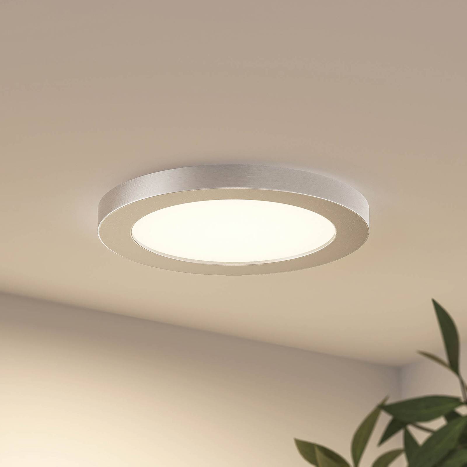 Prios Aureka plafonnier LED encastrement 22,5 cm