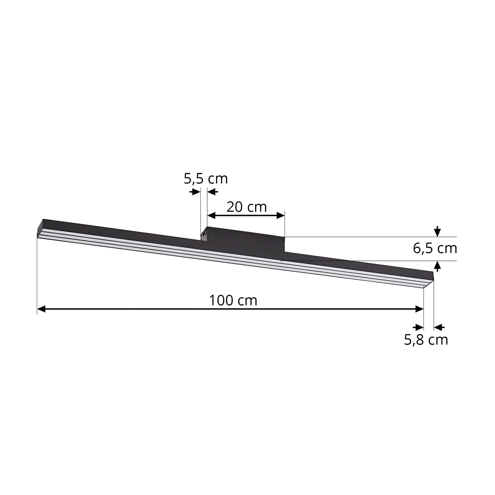 Lucande Leicy LED-Deckenlampe RGBW Tuya 5,8 cm