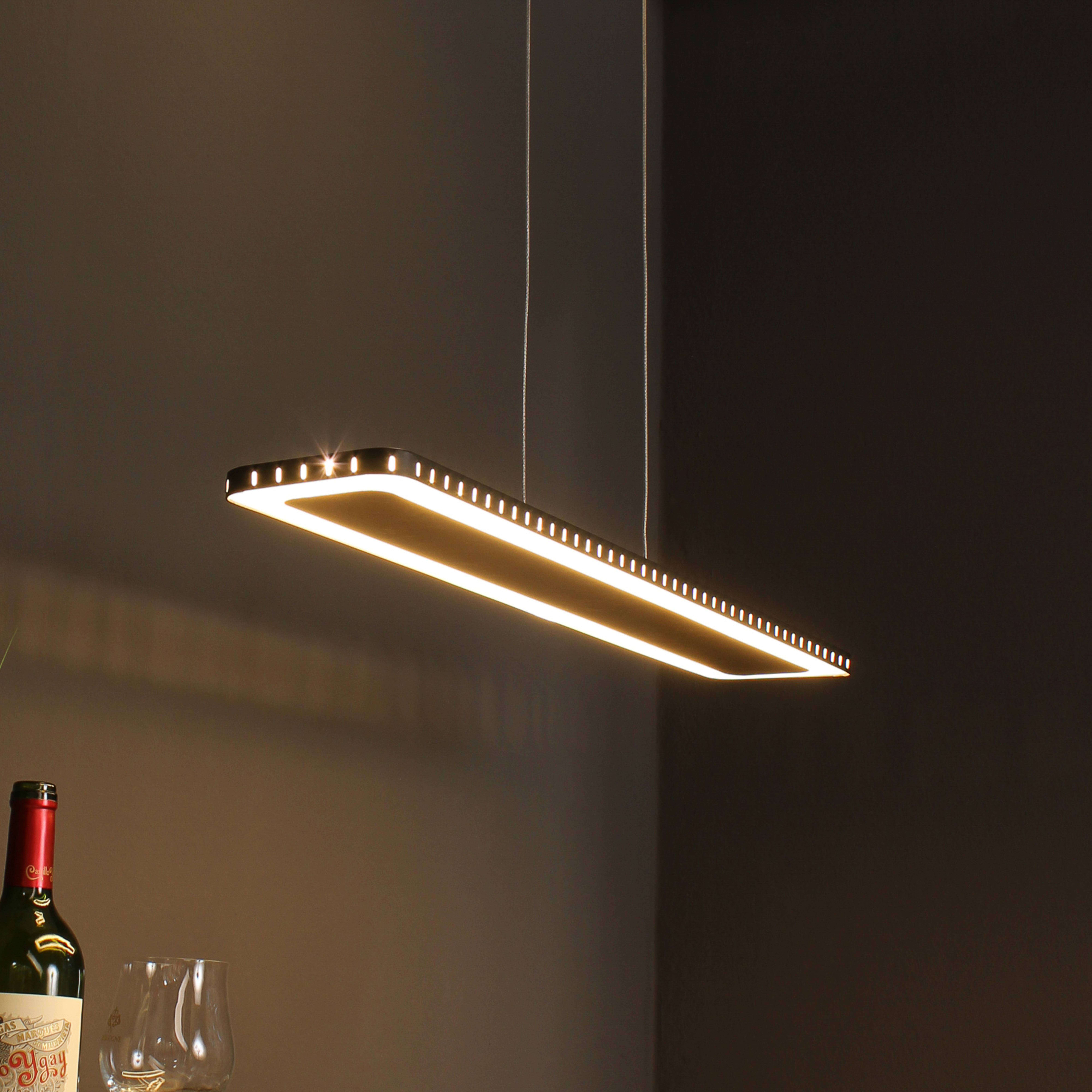 Lámpara colgante LED Solaris 3 step dim 70 cm oro
