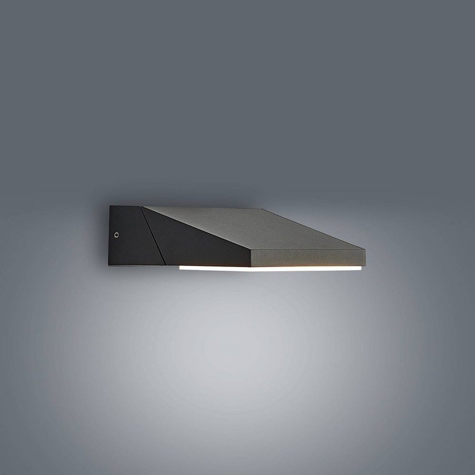 Auda LED Venkovní Nástěnné Svítidlo Anthracite - Lucande
