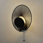 Forestier Oyster Design-Wandleuchte mit Schalter