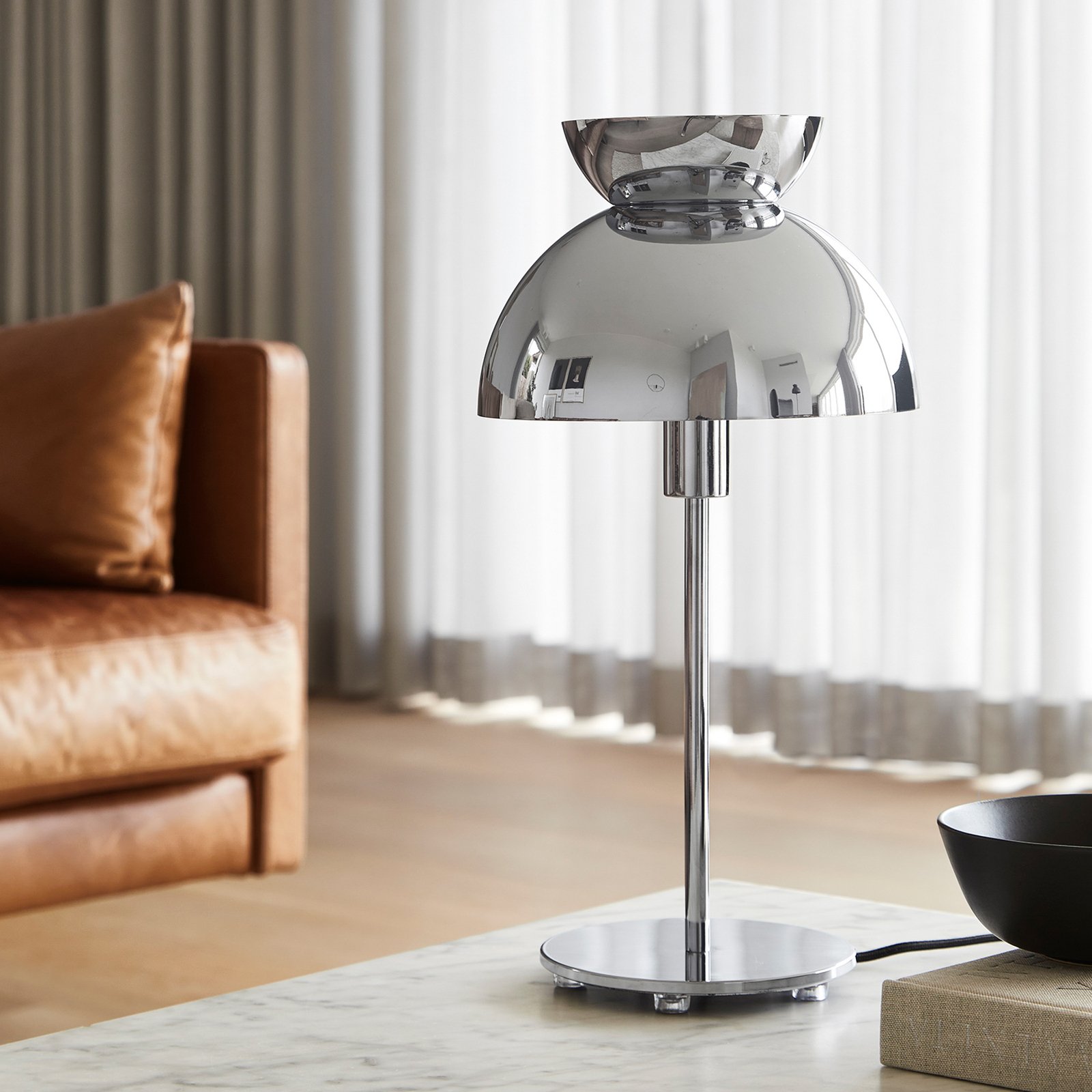 Butterfly Bordlampe Chrome - Frandsen