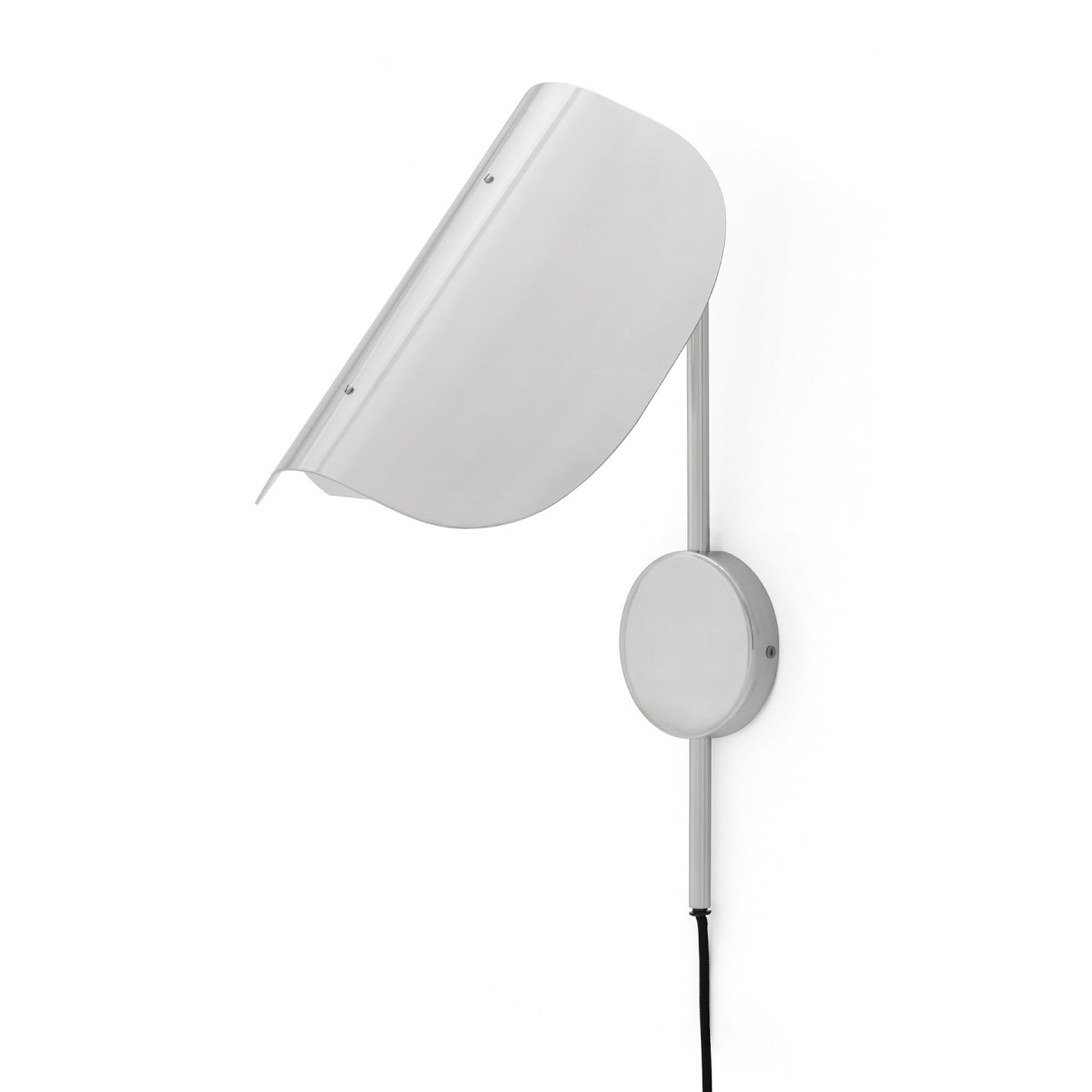 Wing wandlamp, aluminium, 47 cm, stekker, verstelbaar - Audo