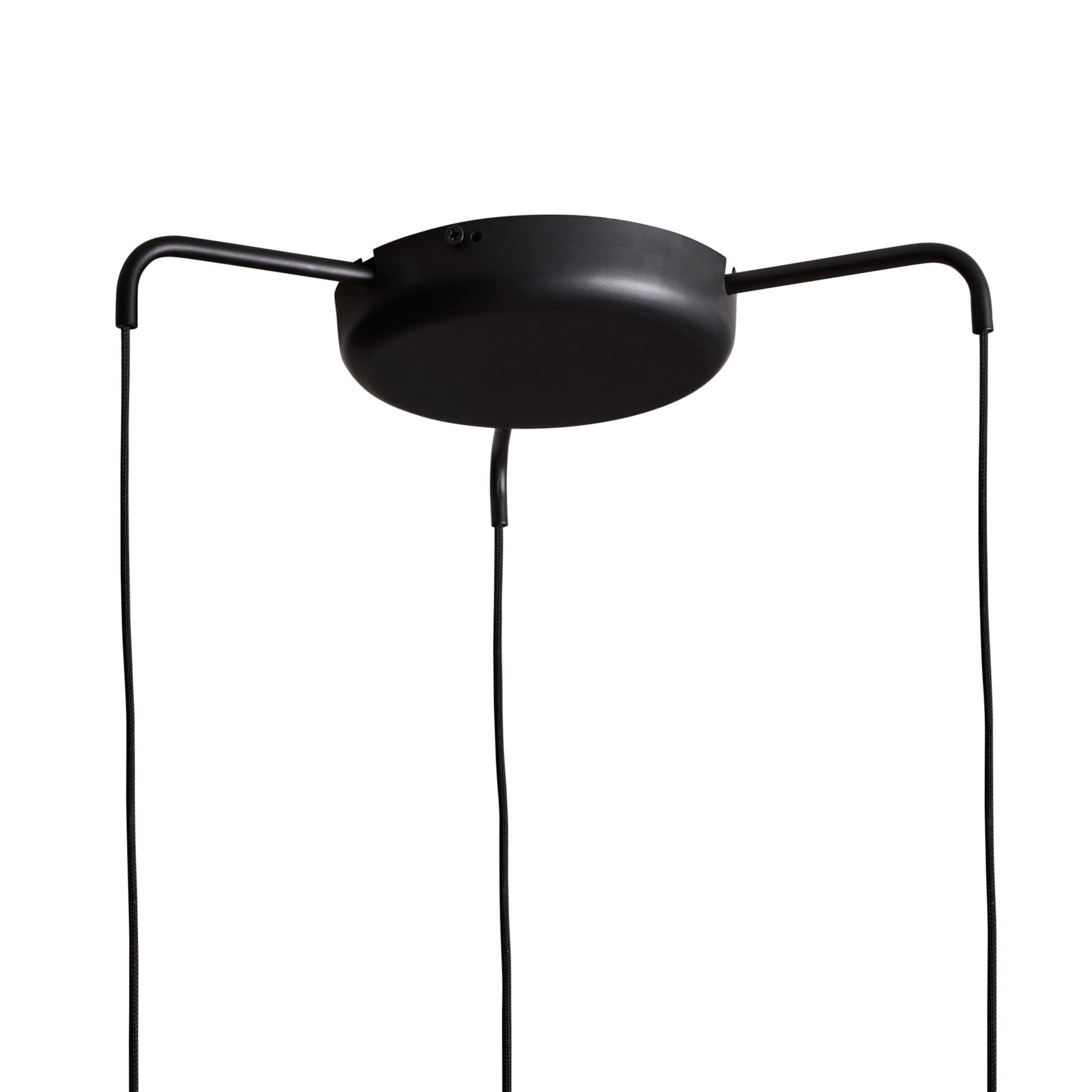 Lampă suspendată Fuse Triple, alamă, sticlă - Fabricată manual