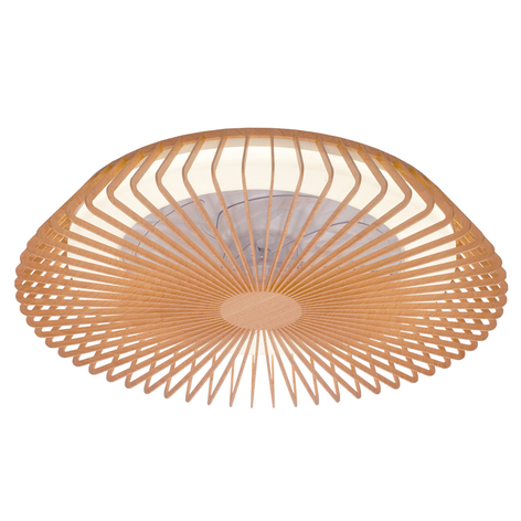 Deckenventilator Himalaya, LED-Beleuchtung, holz