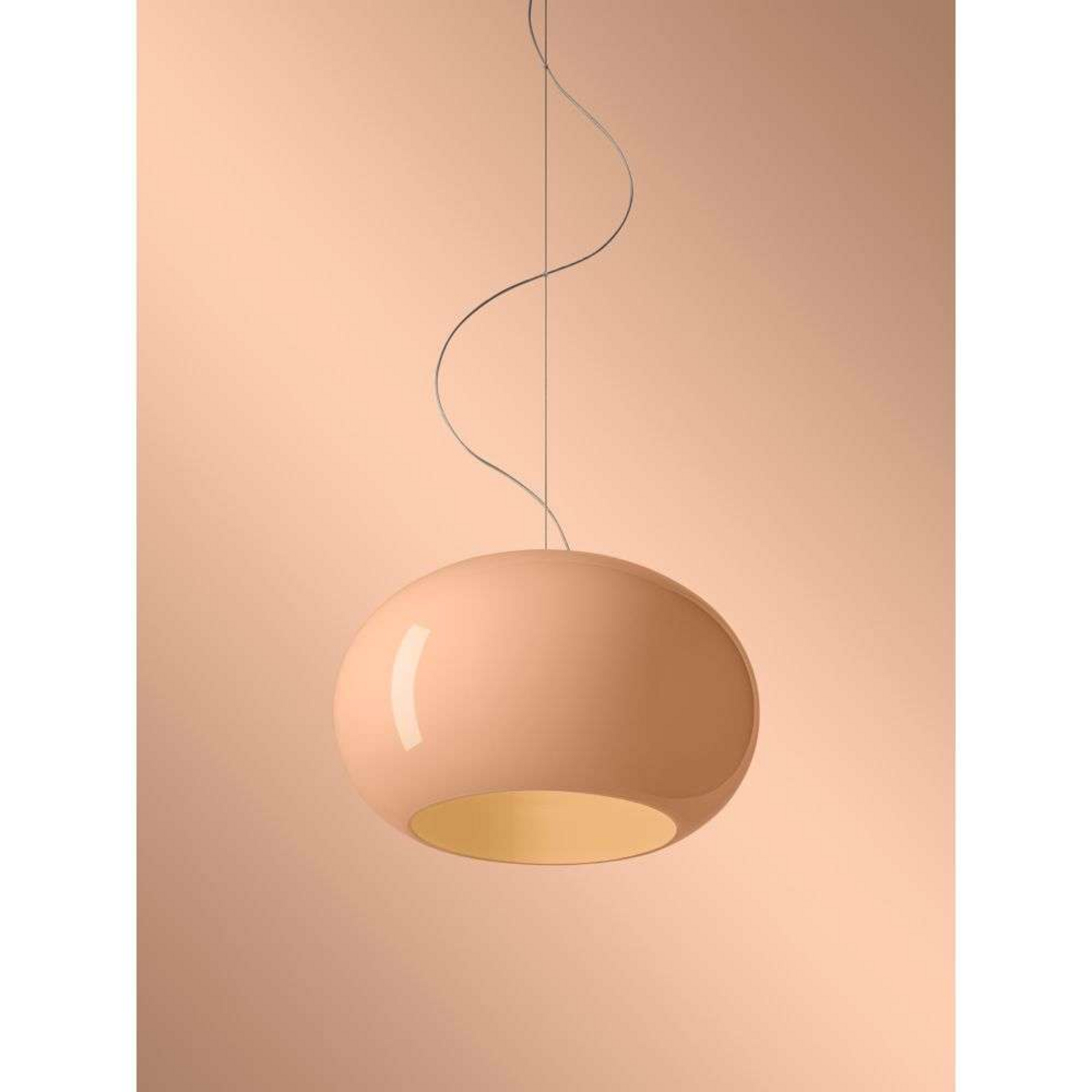 Buds 2 LED Lustră Pendul 3,4m Pale Roz - Foscarini