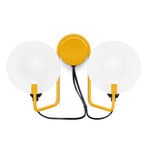 Stilnovo Bugia LED wall light 2-bulb yellow