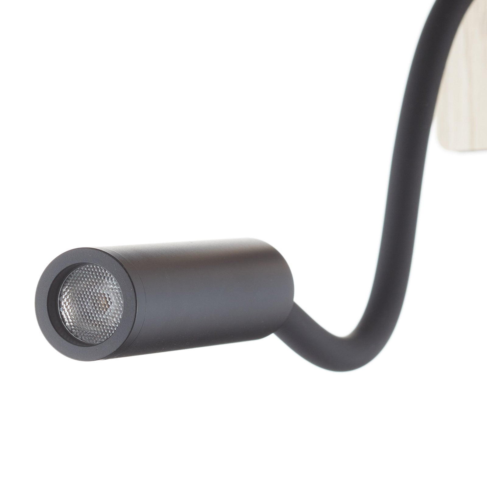 Mood wandlamp, indirect licht met leeslamp, zwart