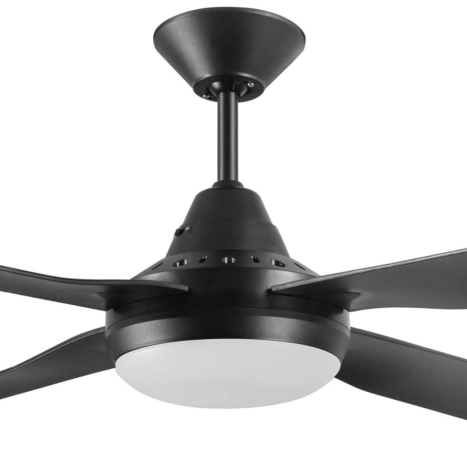 Image of Beacon Lighting Ventilateur de plafond LED Moonah, noir 9333509180883