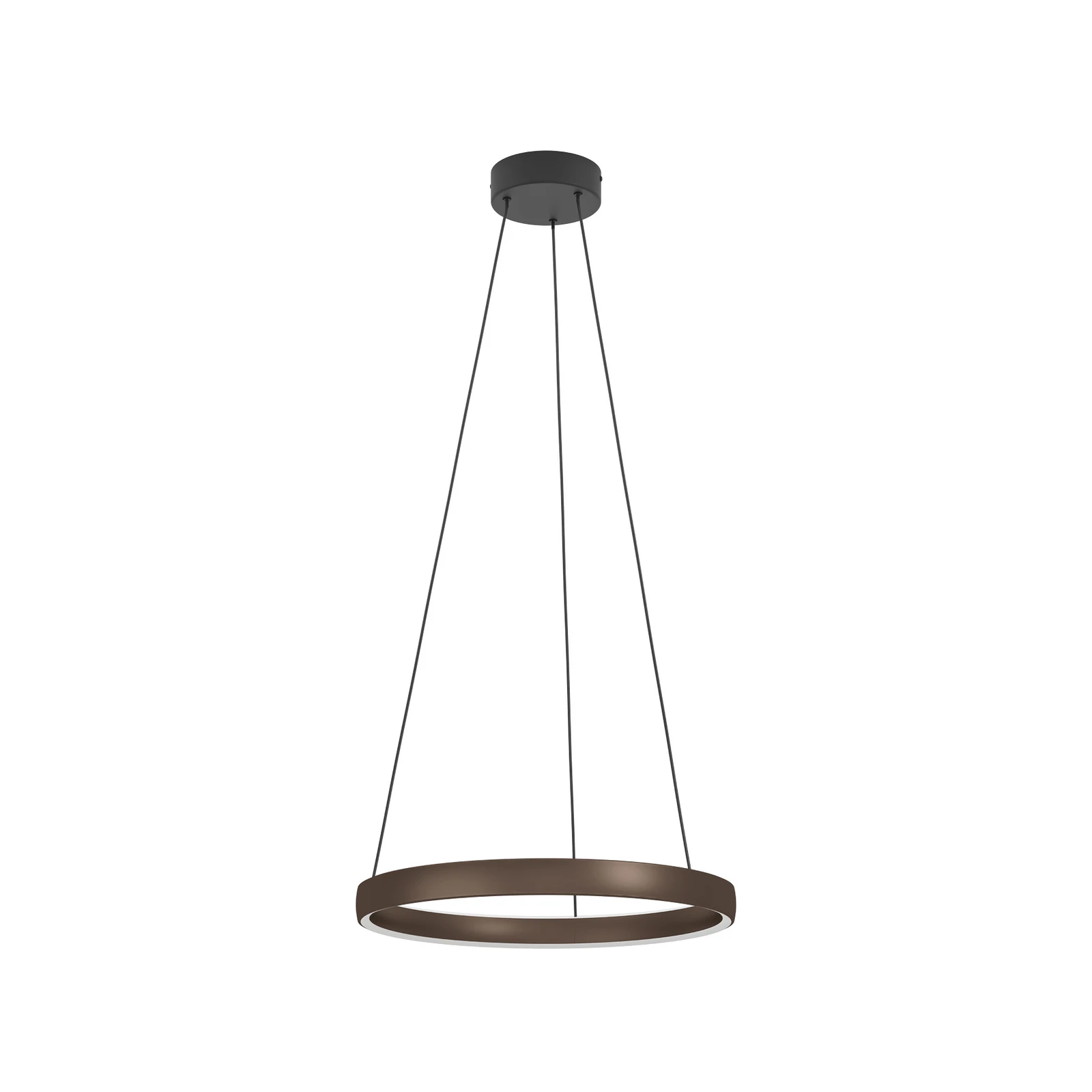 Stars of Light LED-Hängelampe Trabuco, braun, Ø 80 cm CCT