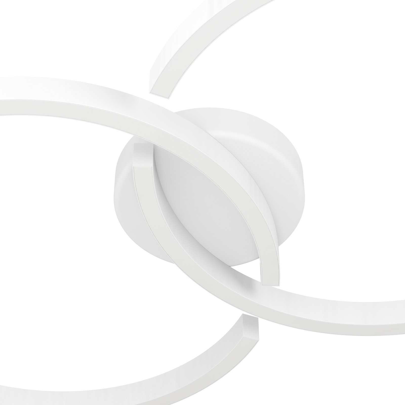 Candeeiro de teto LED Armandolo, branco, comprimento 67 cm, CCT, RGB Candeeiro de teto LED Armandolo, branco, comprimento 67 cm, CCT, RGB