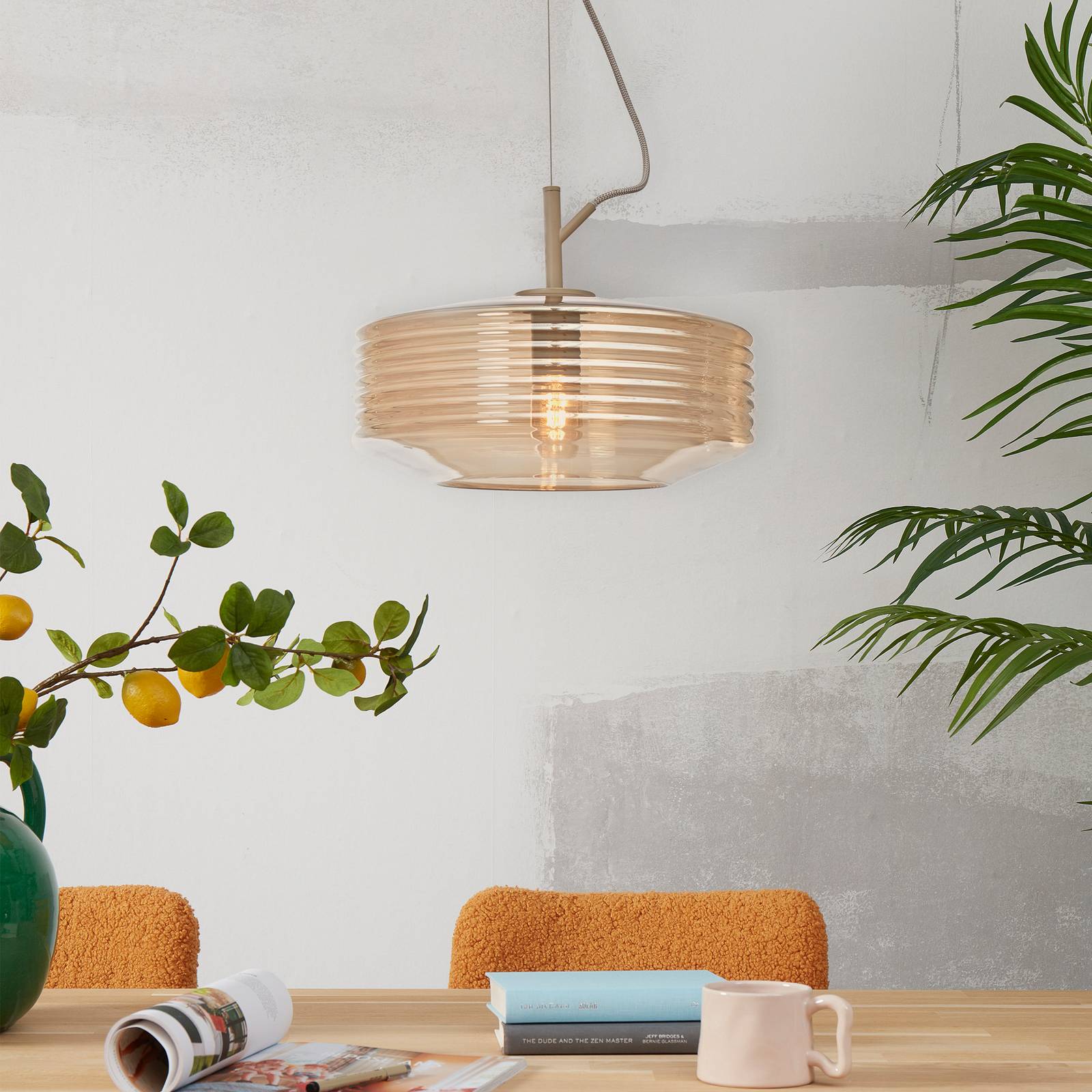  It's About Romi It's About Romi Pendellampe Verona, Bernstein, Glas, E27 