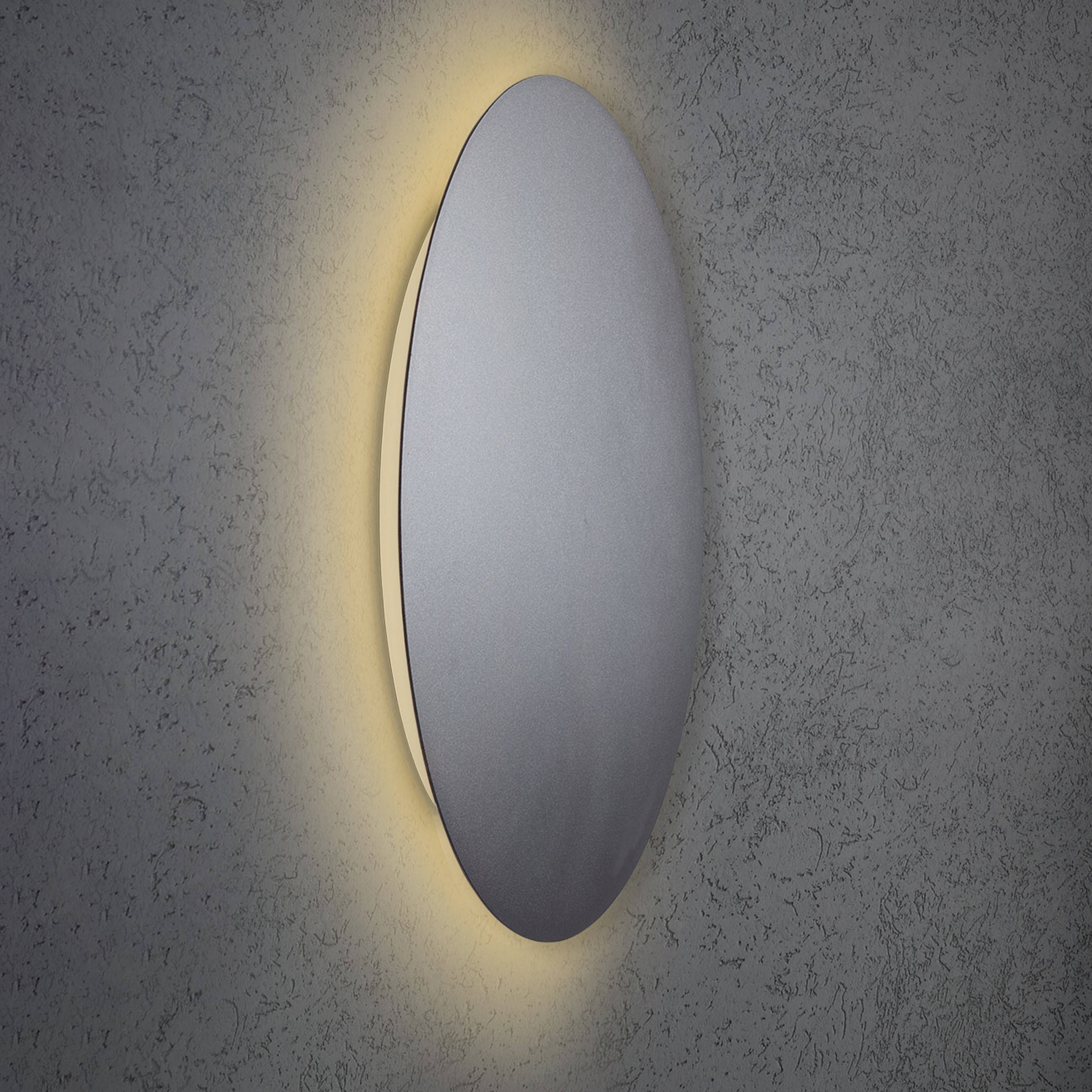 Candeeiro de parede Escale Blad LED antracite Ø 59 cm