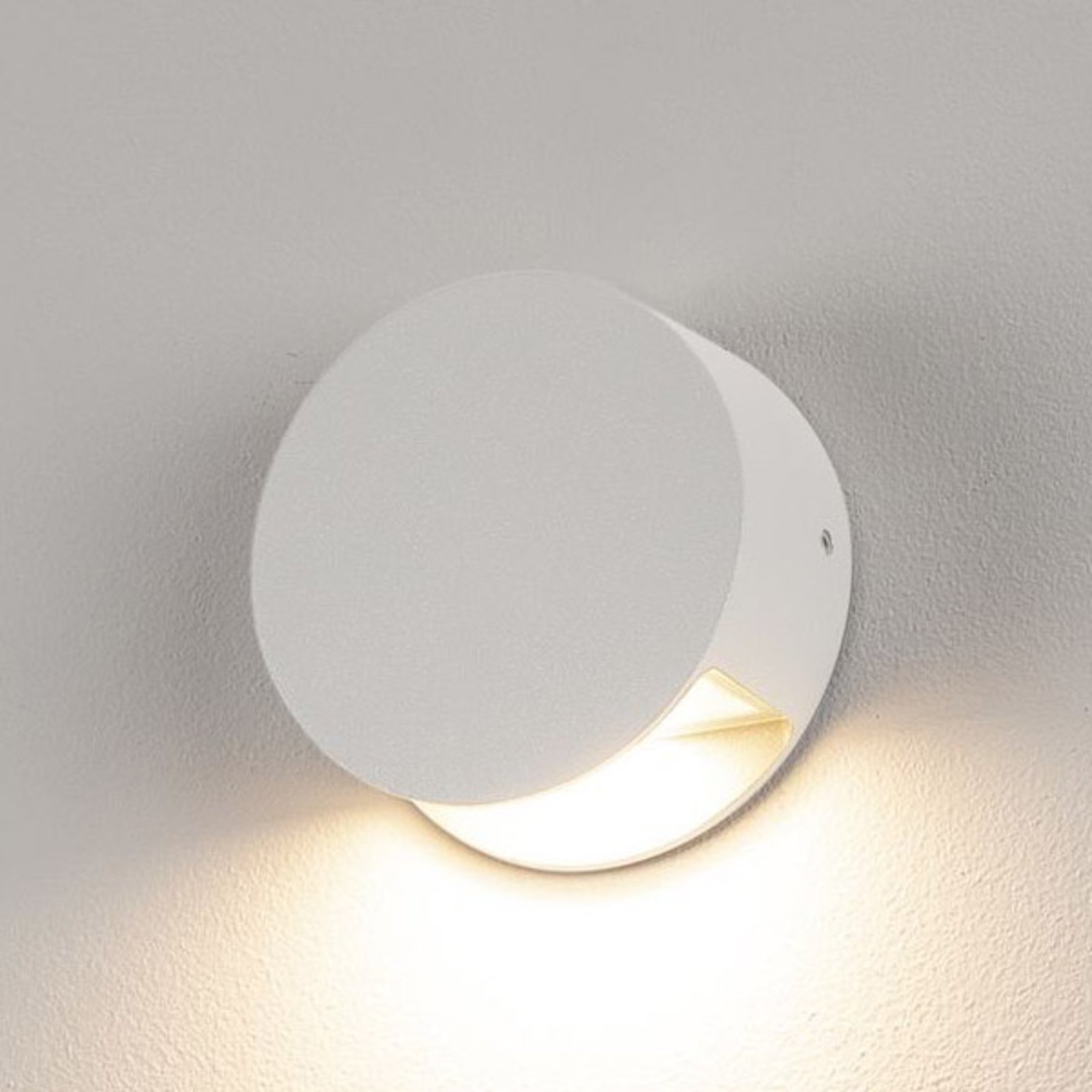 SLV Pema LED wall light, round