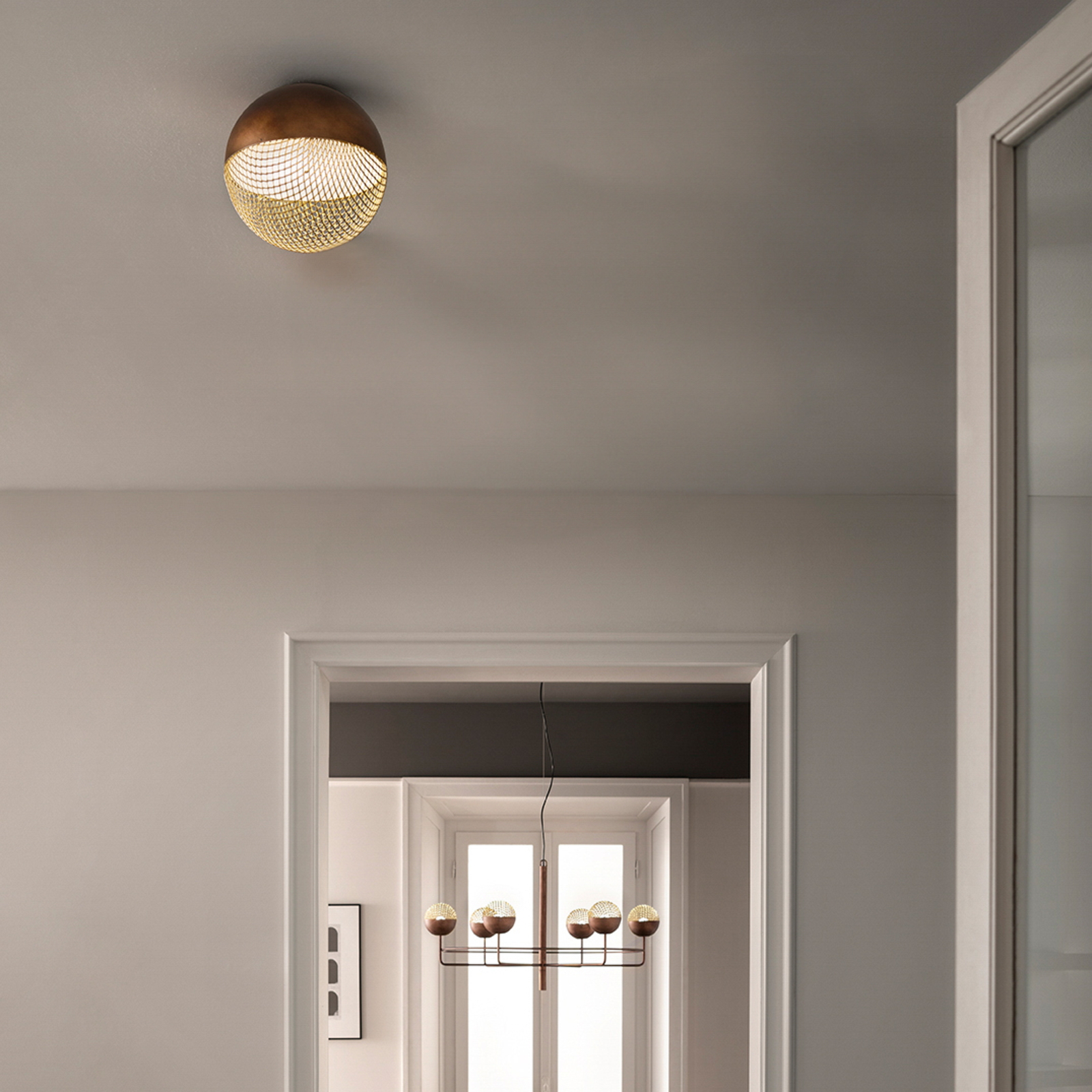 Iglù LED ceiling light, Ø 25.5 cm