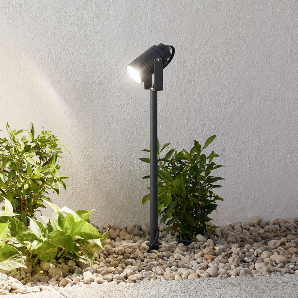 Lucande Galina Utomhus Lampa w/Spike H40, grå från Lucande