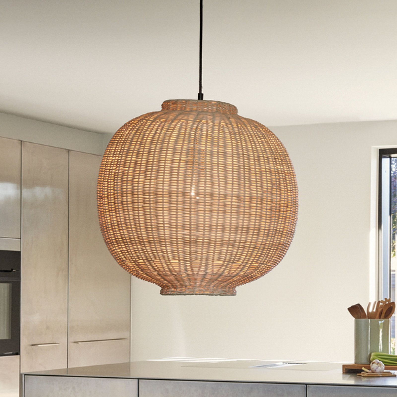 Chand Pendant Round Nature - Hübsch