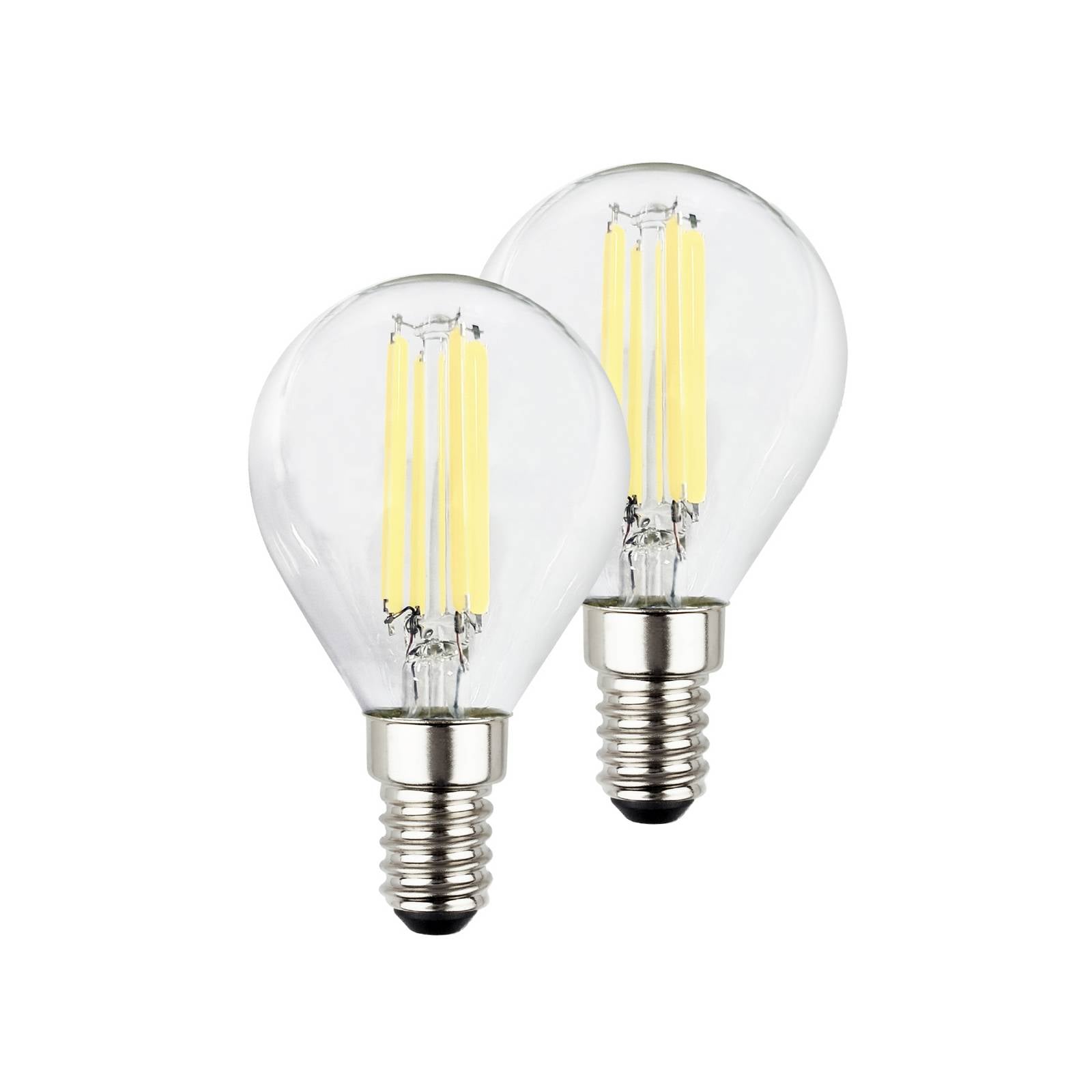 Briloner Ampoule LED goutte E14 4W claire 3000K 840lm EEK A 2er