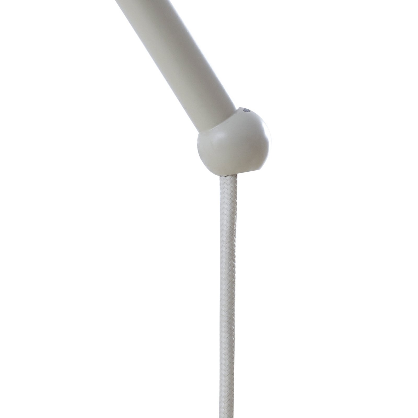 Lindby lampe à suspension Valdorin, beige, papier, hauteur 195 cm