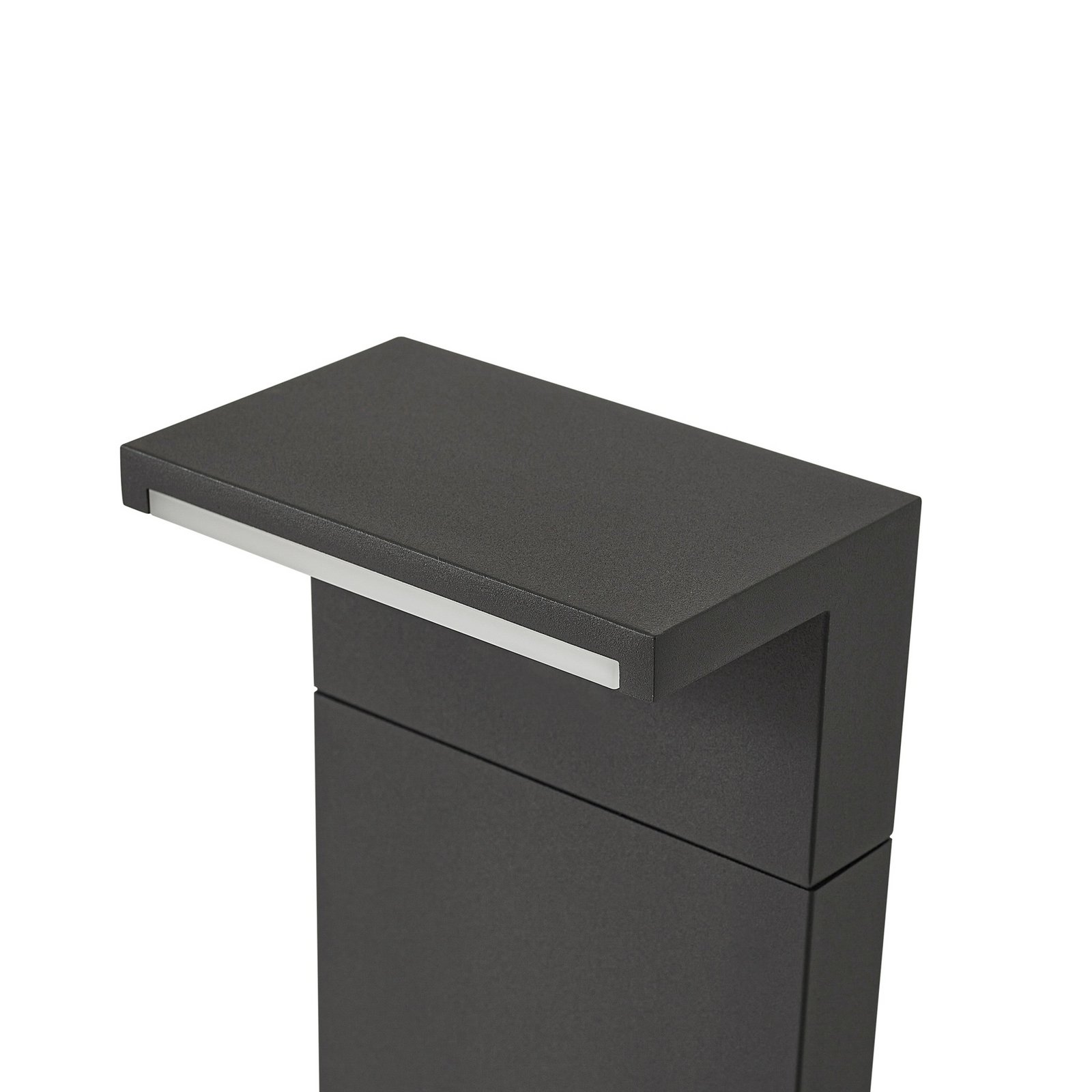 Bornă luminoasă LED Iberion pentru iluminat exterior, antracit, 90 cm, metal -