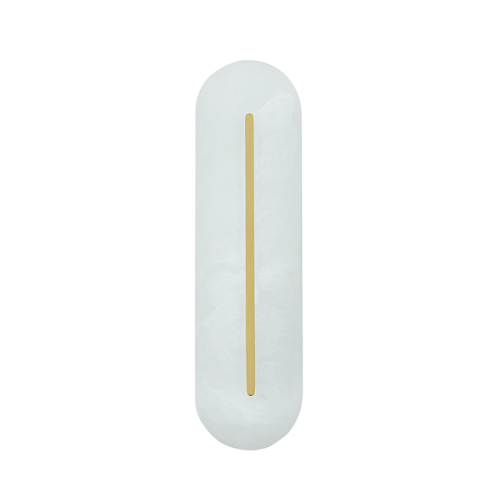 Aplică de perete LED 2546, albă, înălțime 36 cm, alabastru, dimabil