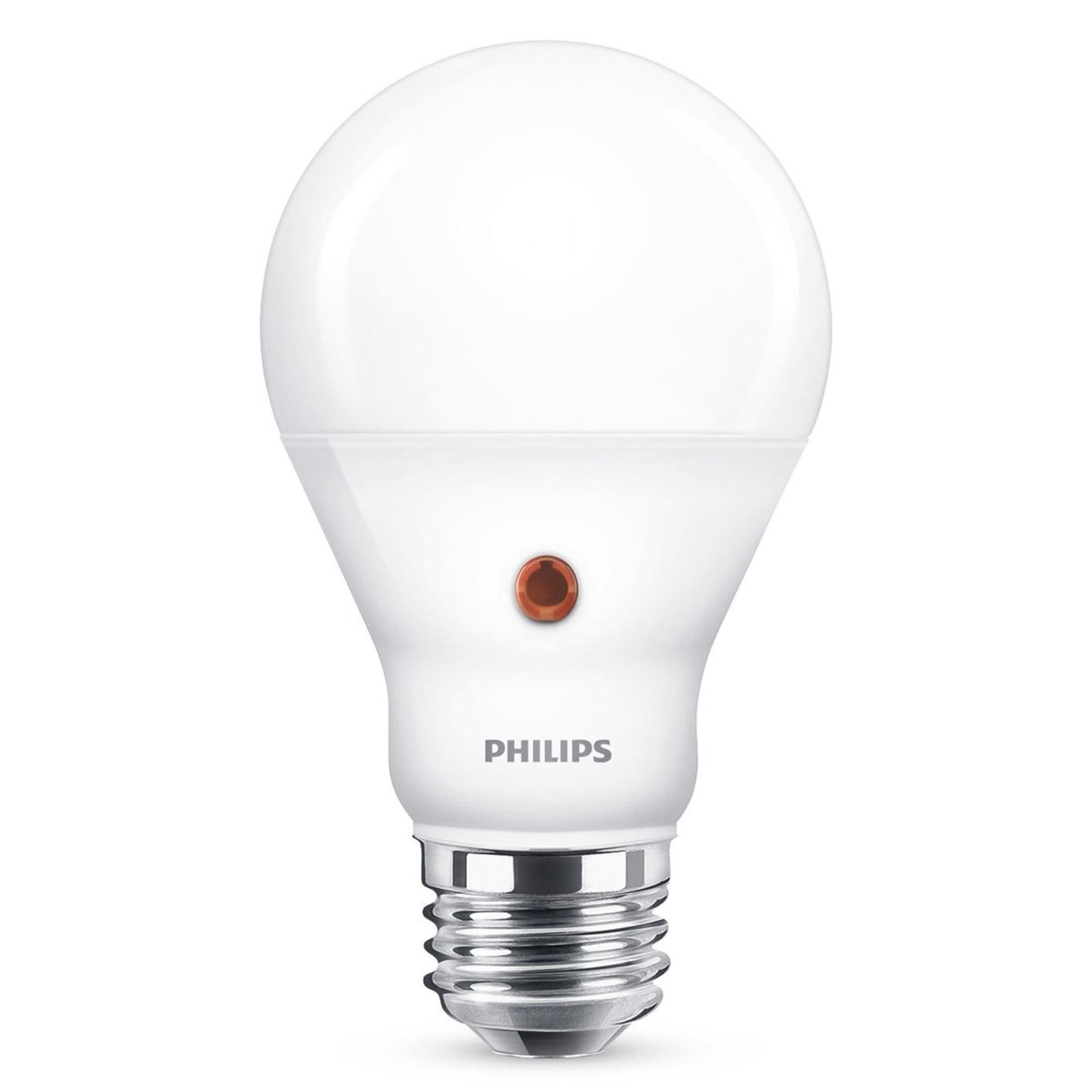 Philips E27 LED-pære dag/natt-sensor 7,5 W 2700K
