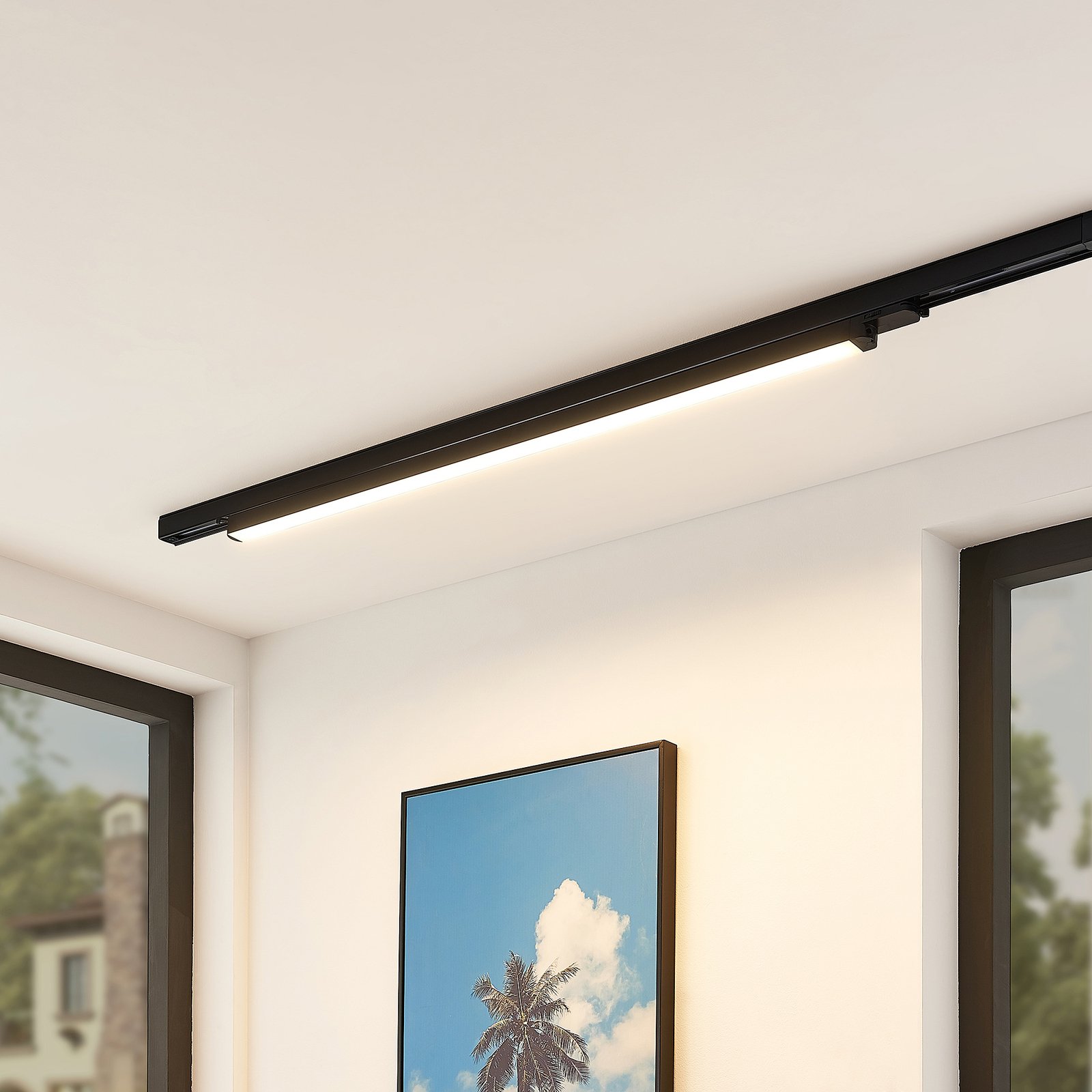 Arcchio Harlow LED-lampan svart 109cm 3 000 K