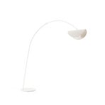Lampadaire arqué LED Tamani, hauteur 220 cm, beige, à intensité variable, « dim