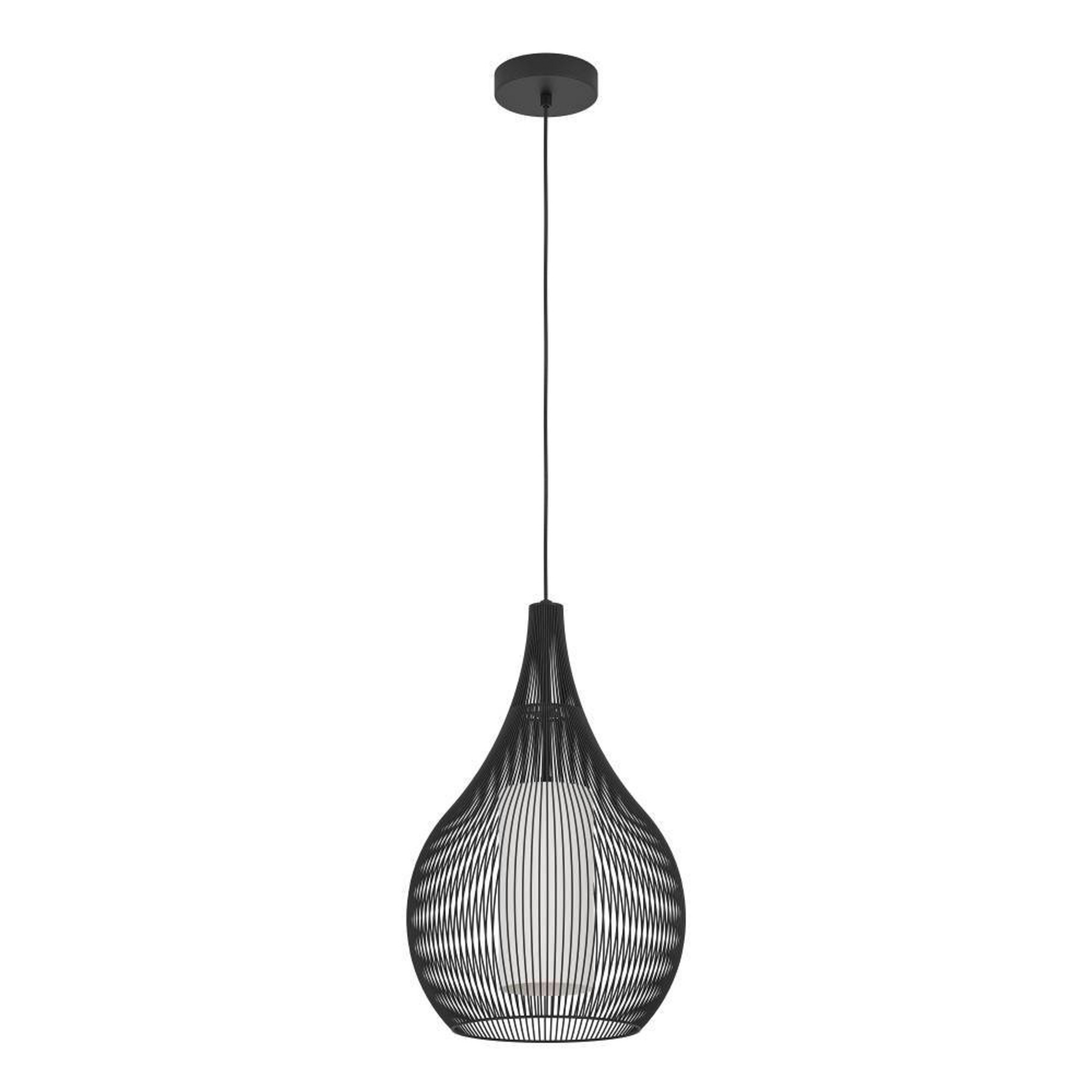 EGLO Razoni 1 lampada a sospensione, 1 luce, nero