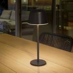 LEDVANCE Style Stan LED oppladbar bordlampe, CCT, mørkegrå