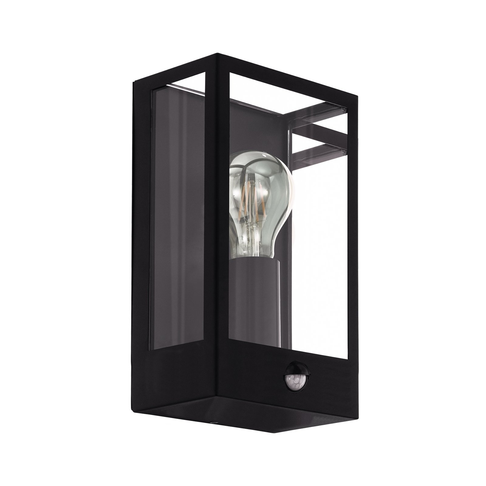 Außenwandleuchte Alamonte mit Sensor, schwarz