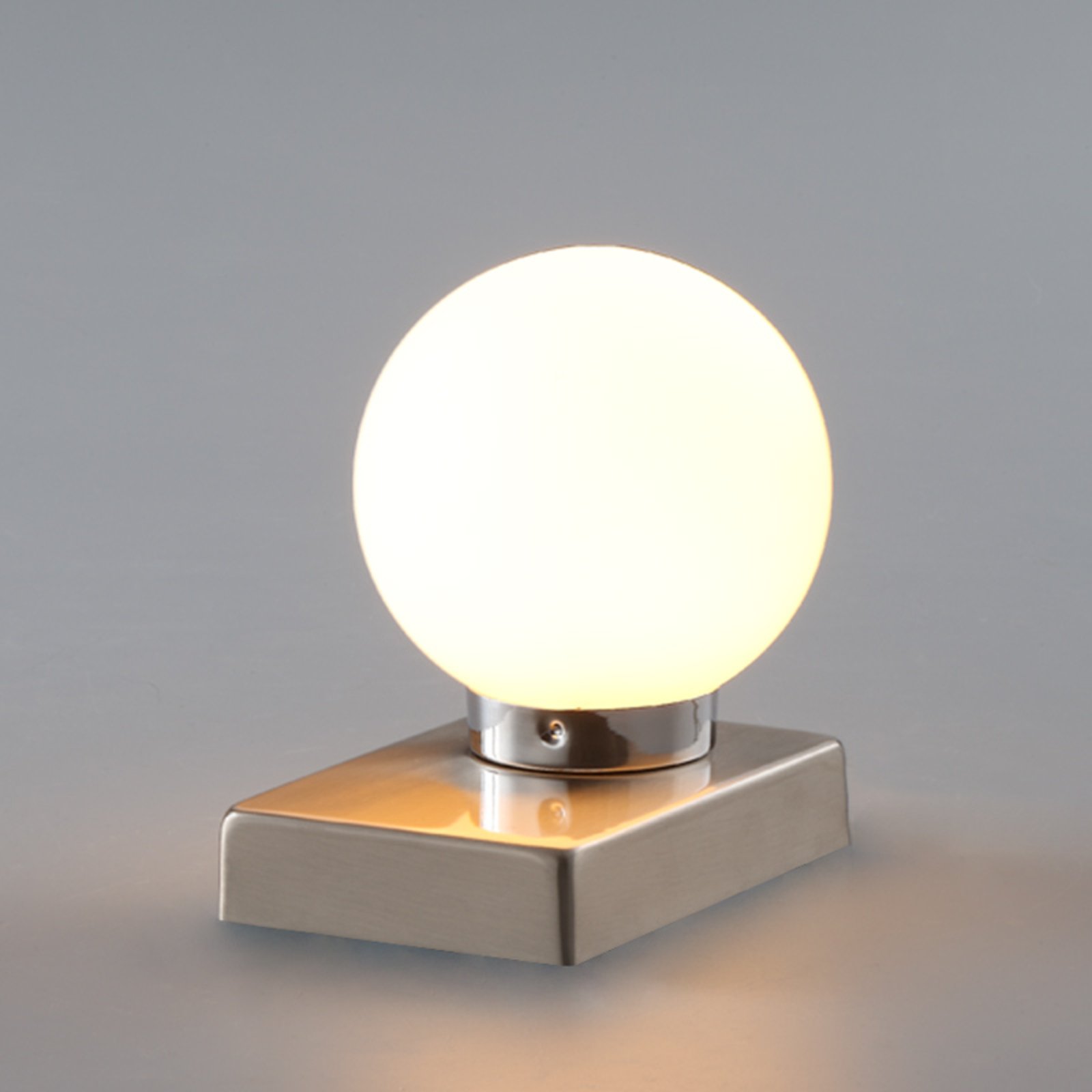 Naomi Tafellamp Opal/Chrome - Lindby
