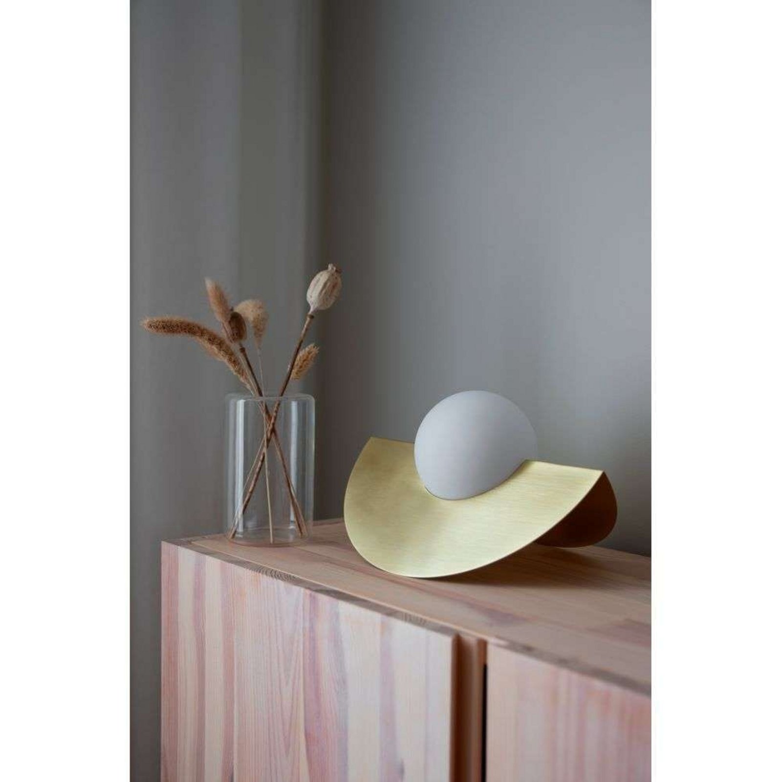 Roccia Veioză Brushed Brass - Globen Lighting