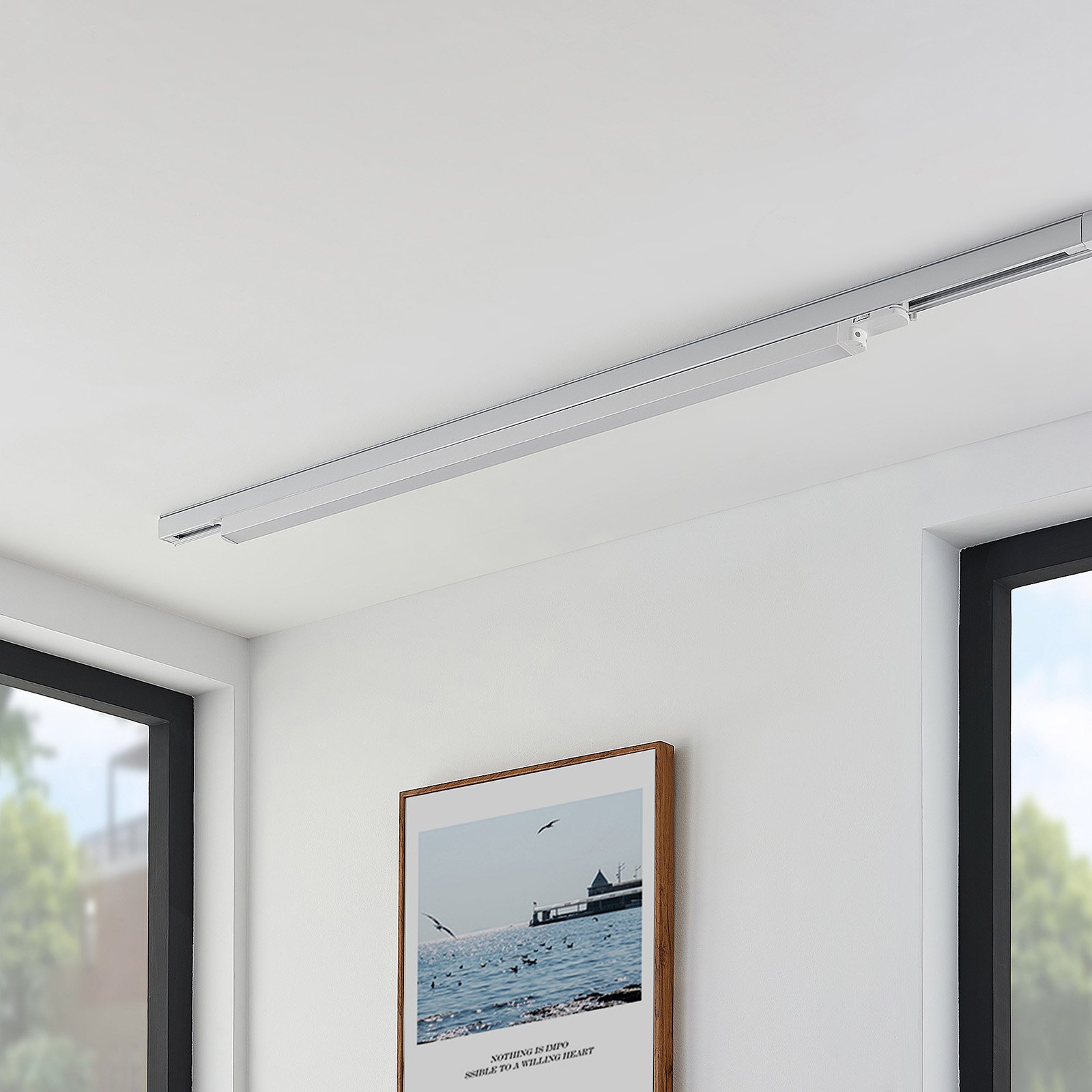Arcchio LED-Schienenleuchte Harlow, weiß, 109 cm, 4.000 K