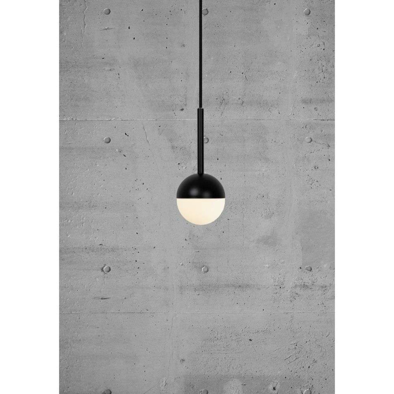 Contina Lustră Pendul Black/Opal - Nordlux