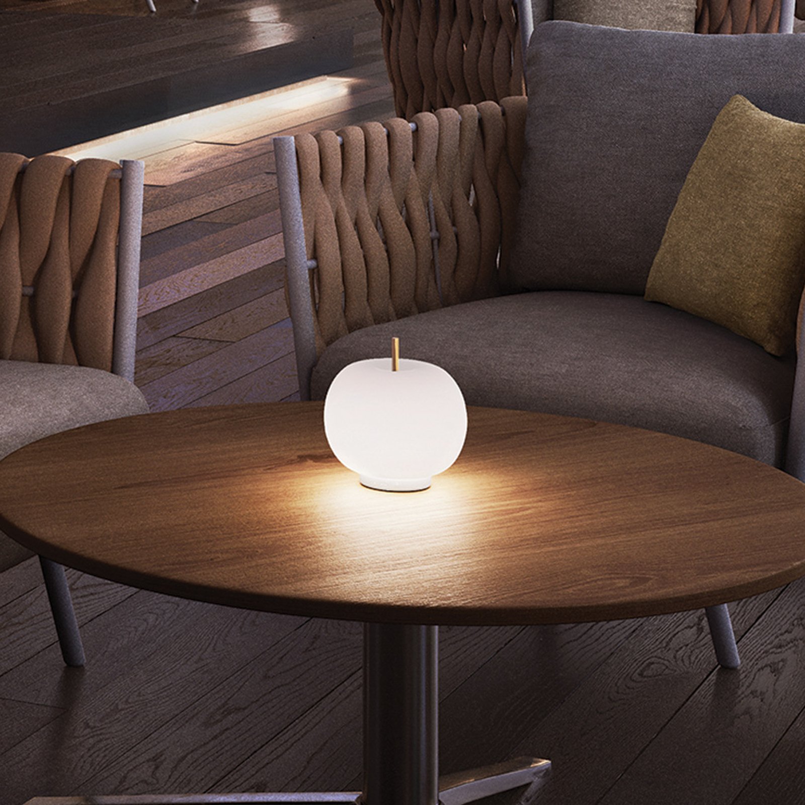 Kushi 16 Table Lamp Brass - KDLN