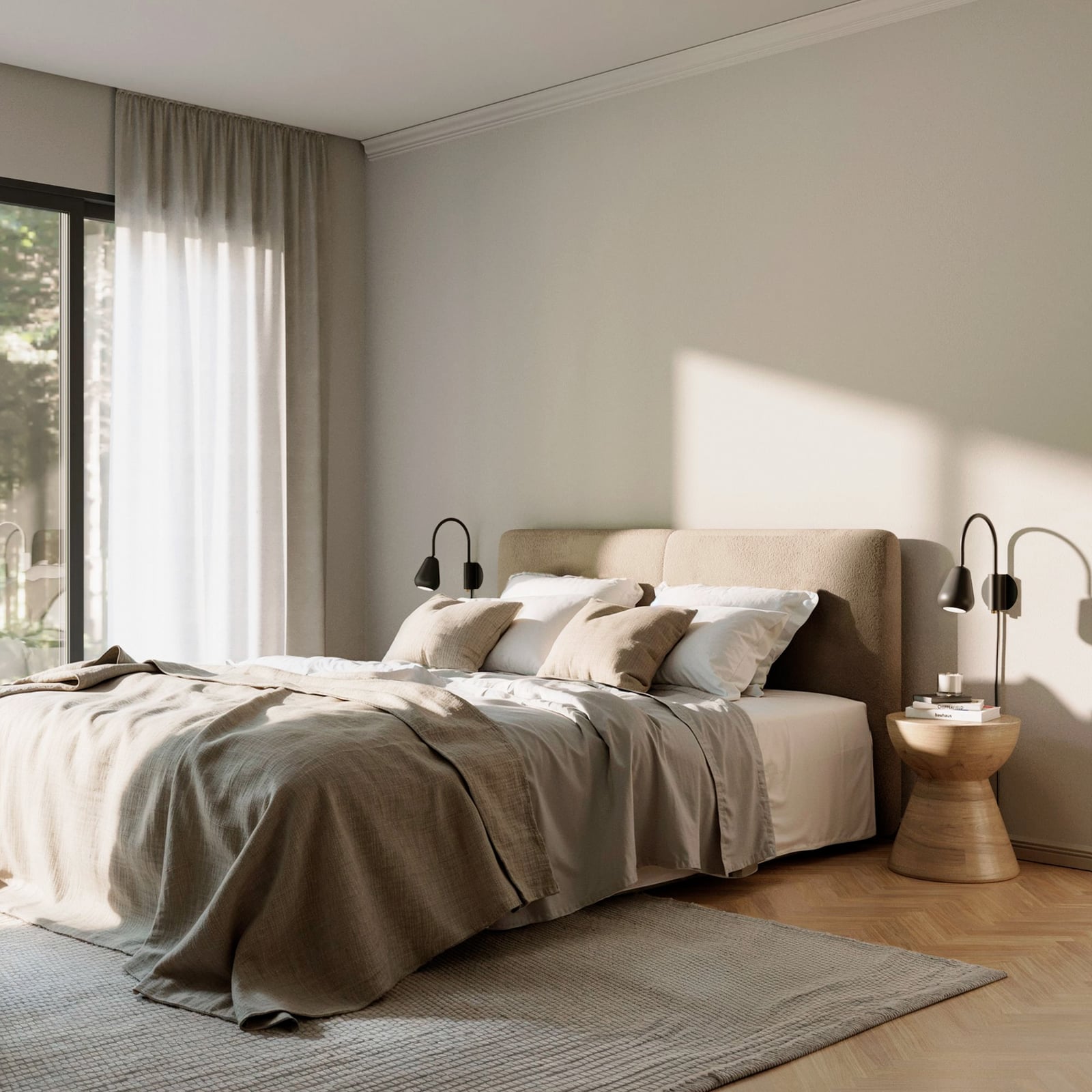 Zidni reflektor Anoli, crni metal, GU10 utikač - Nuura