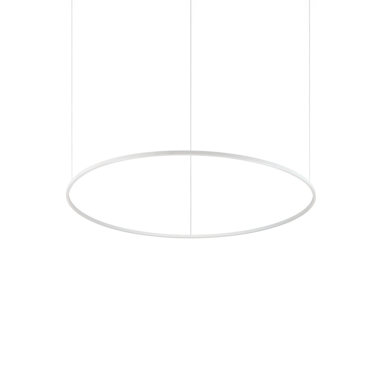 Ideal Lux Lampă suspendată cu LED Oracle Slim alb 3.000 K Ø 150 cm