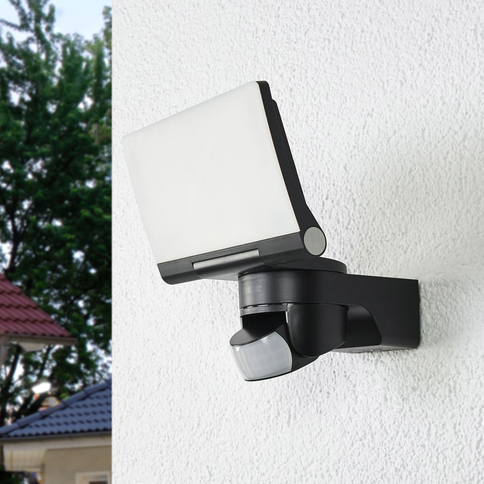 officieel Bedelen kijken STEINEL XLED Home 2 S sensor-buitenspot zwart | Lampen24.be