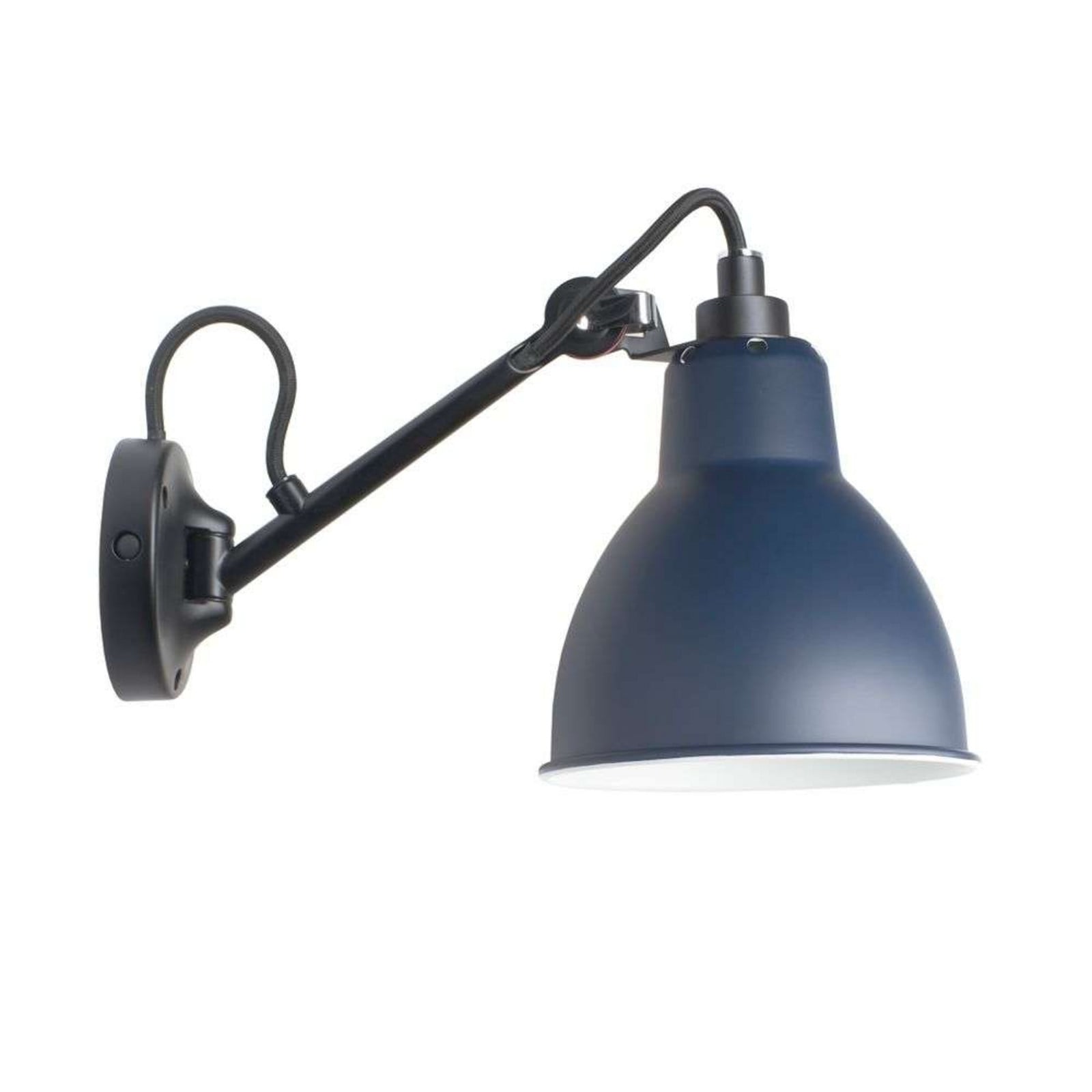 104 Wandleuchte Schwarz/Blau Lampe Gras - Wohnzimmer - Metall