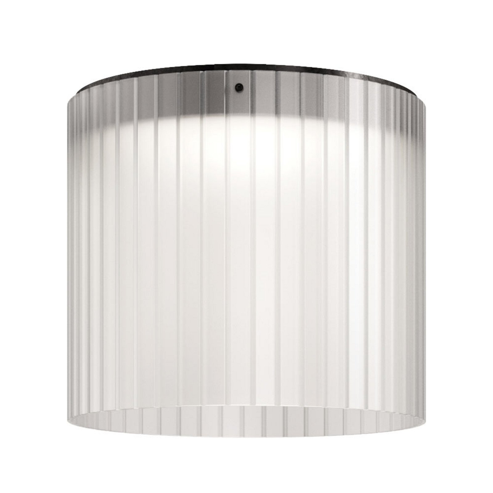 kdln Plafonieră LED Giass alb Ø 40 cm - Camera de zi / sufragerie - design - Sticlă