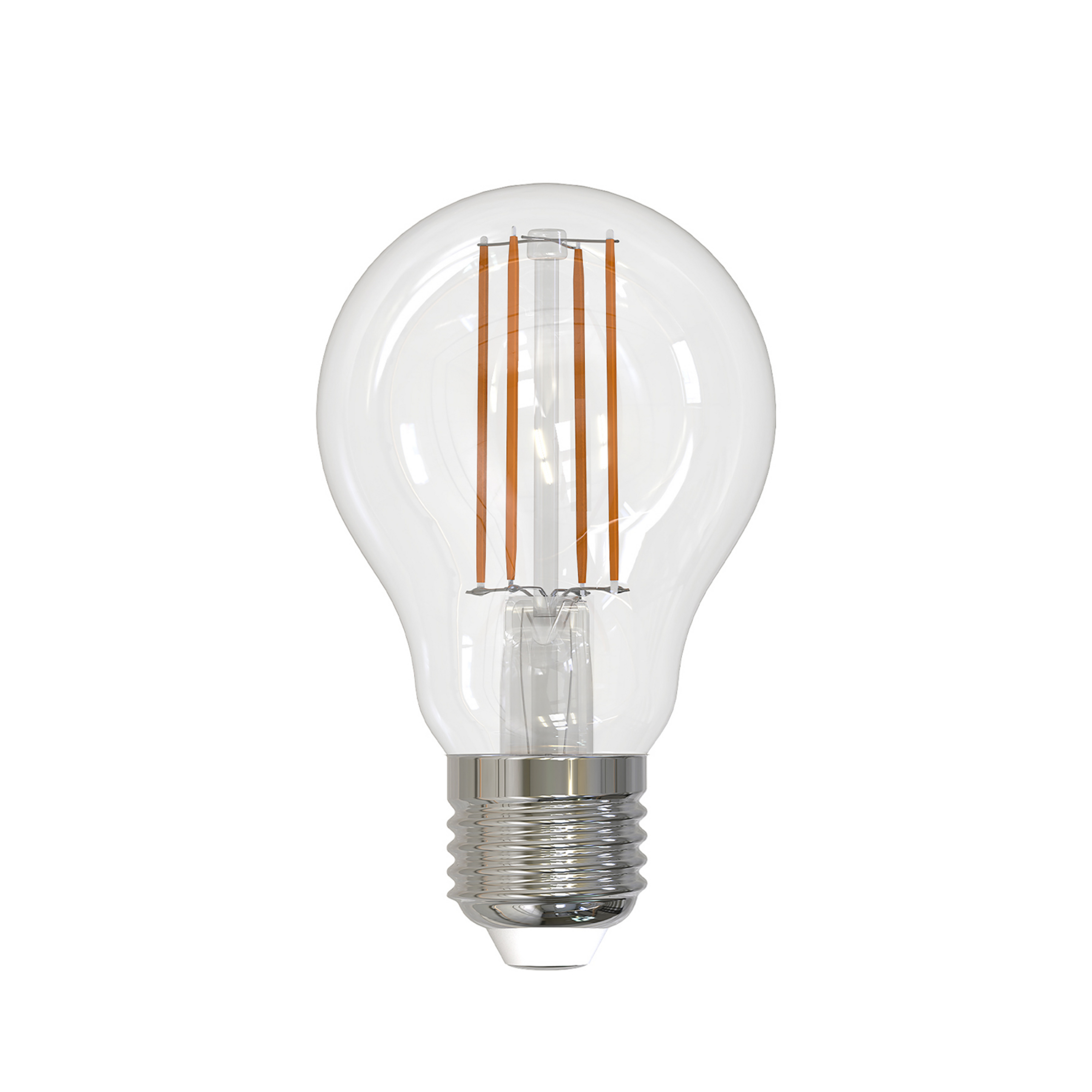 Bombilla LED A60, E27, 6 W, 2700 K, bombilla LED con filamento atenuable -