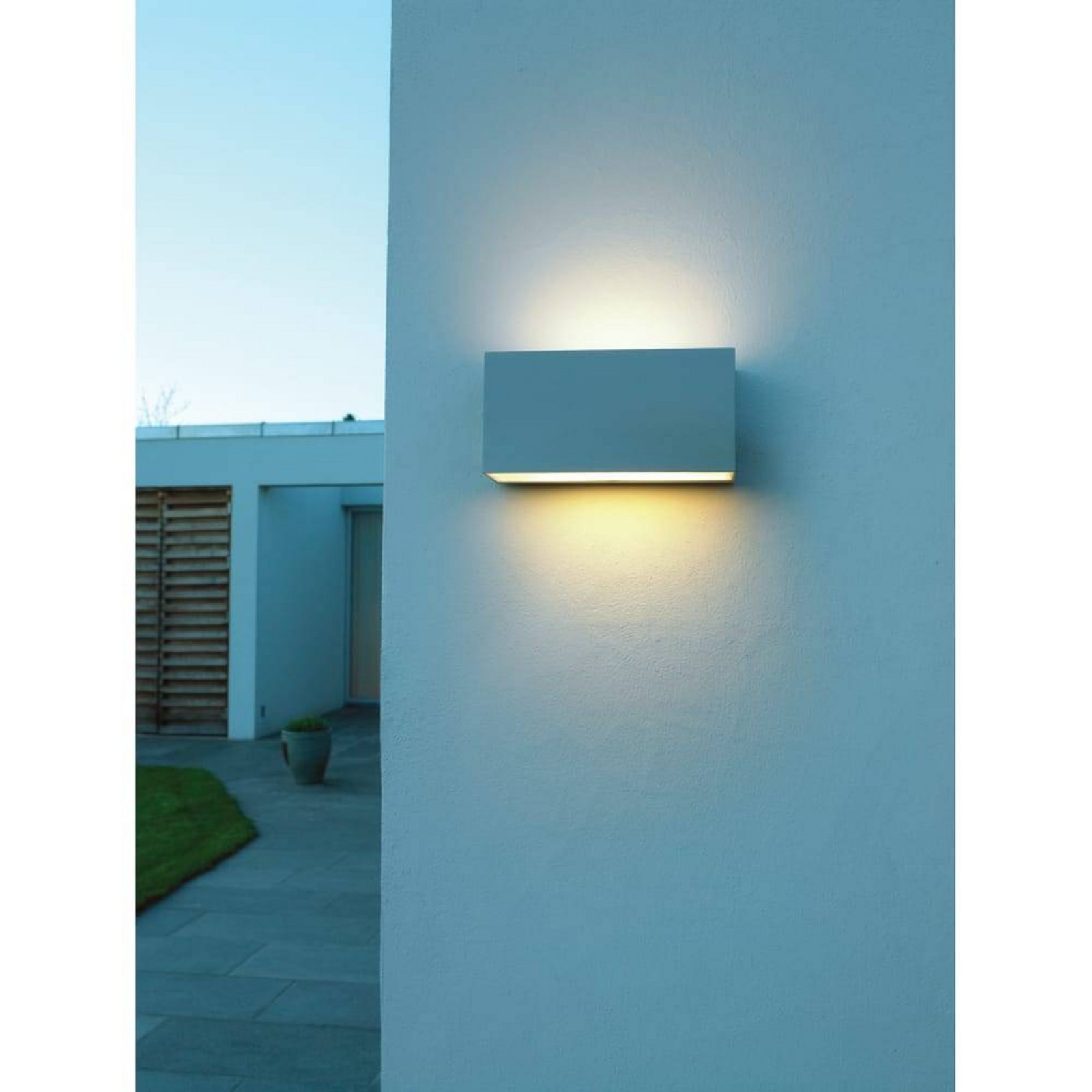 Asker Up/Down LED Aplica de Exterior L22,5 Aluminium - Norlys