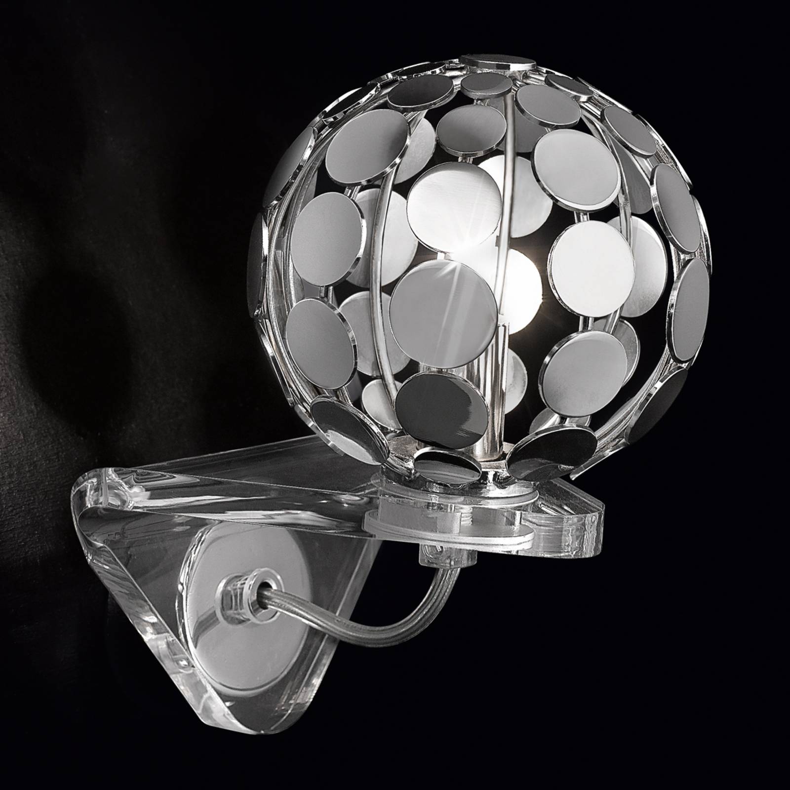 Wandleuchte Sfera, Kugelform