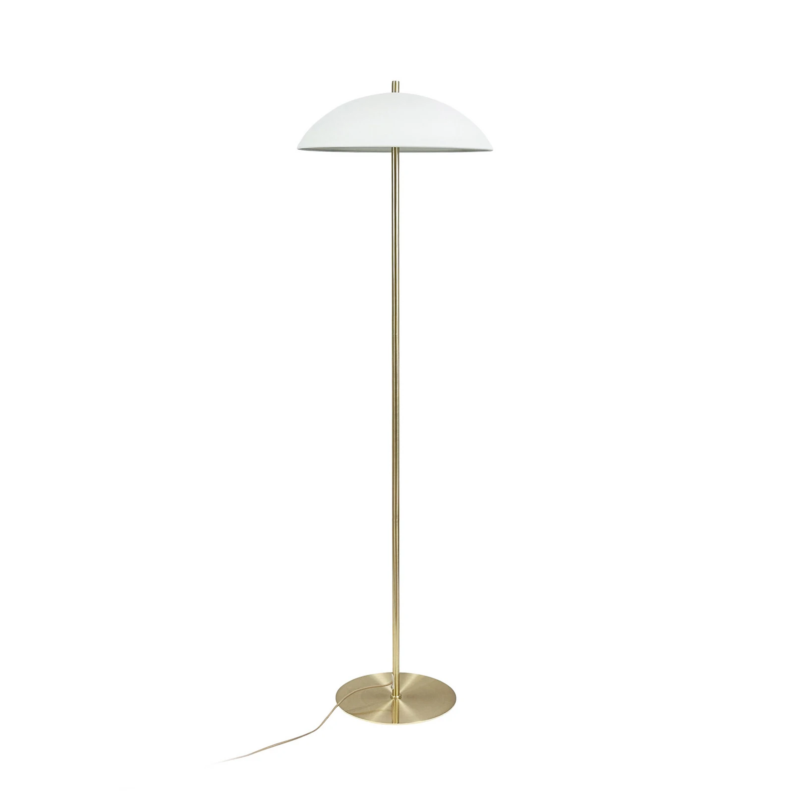 Dyberg Larsen lattiavalaisin Globus, korkeus 150 cm, beige/messinki