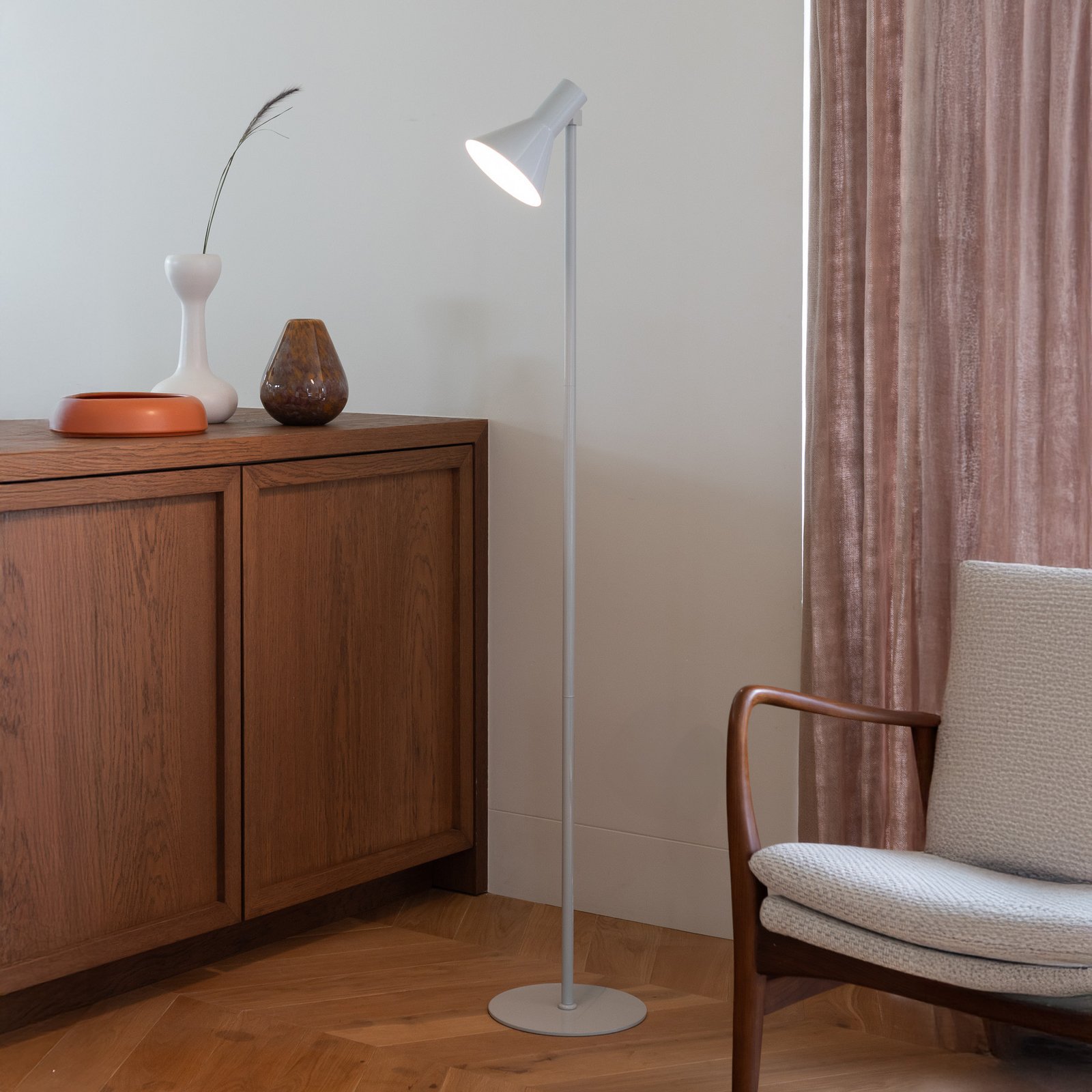 IT'S ABOUT ROMI Stehlampe Stavanger, hellgrau, Höhe 146 cm
