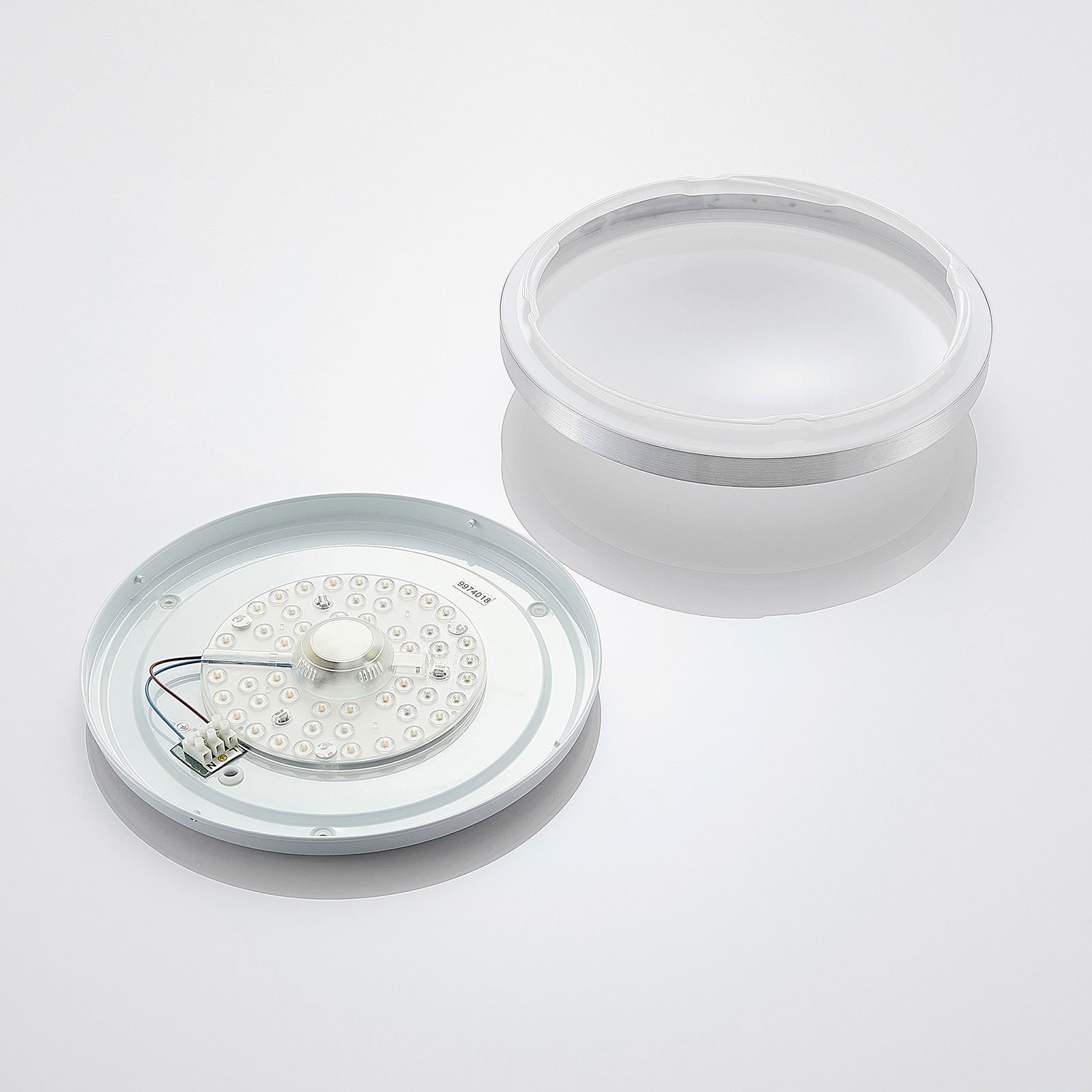Emelie Round LED Plafonieră Ø35 Alu - Lindby