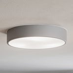 Plafonnier Cleo 400, IP54, Ø 40 cm gris