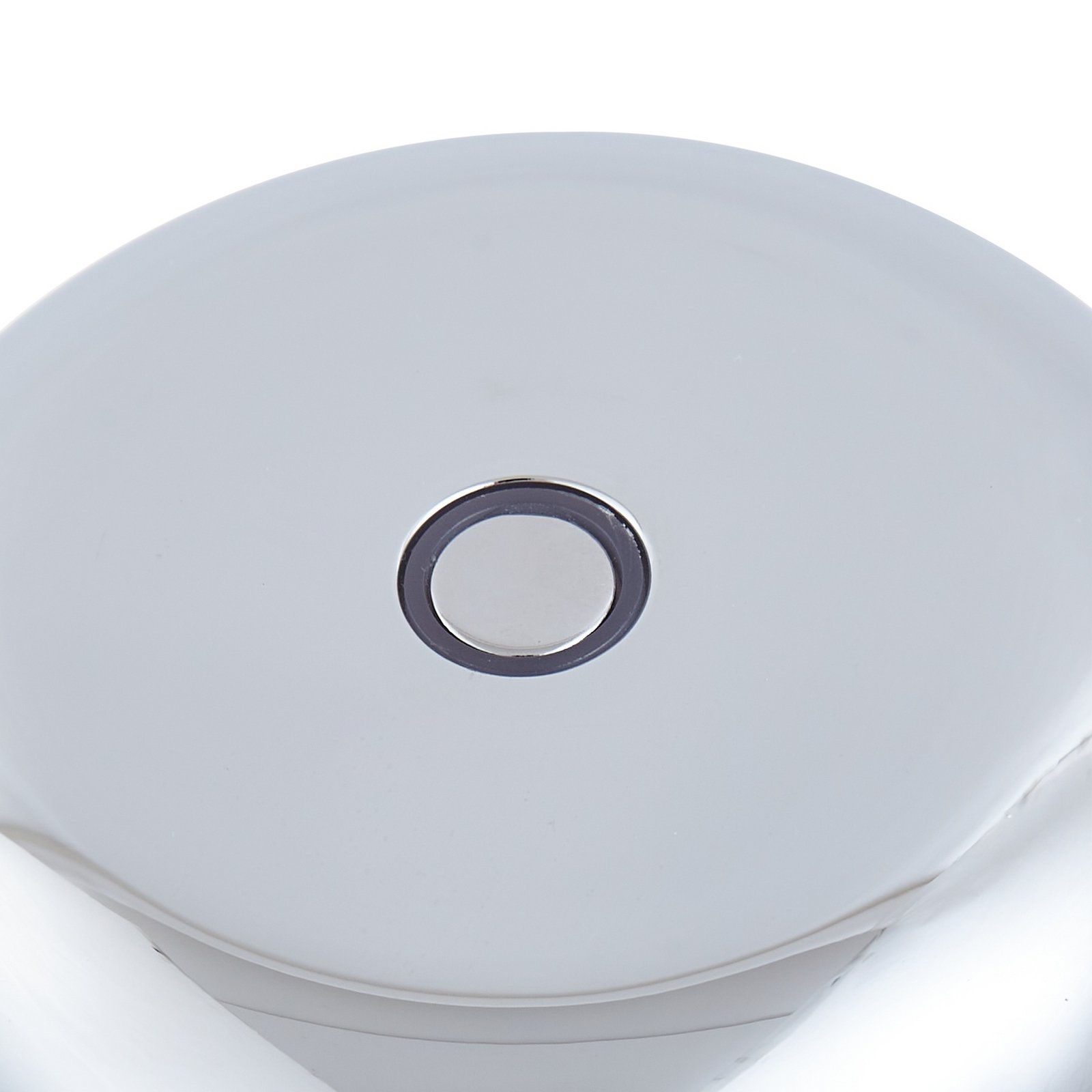 Quill LED rechargeable table lamp, CCT, chrome, dimmable - Lucande