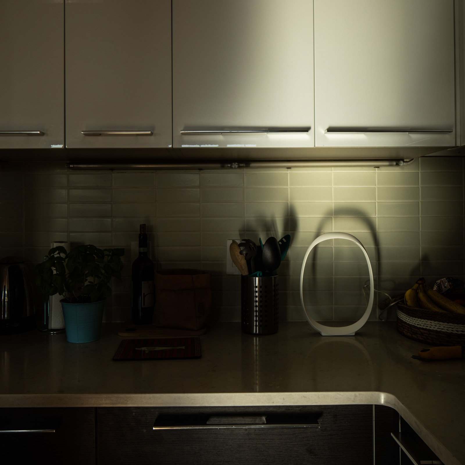 Anisha LED Lámpara de Sobremesa Grande Blanco - Foscarini